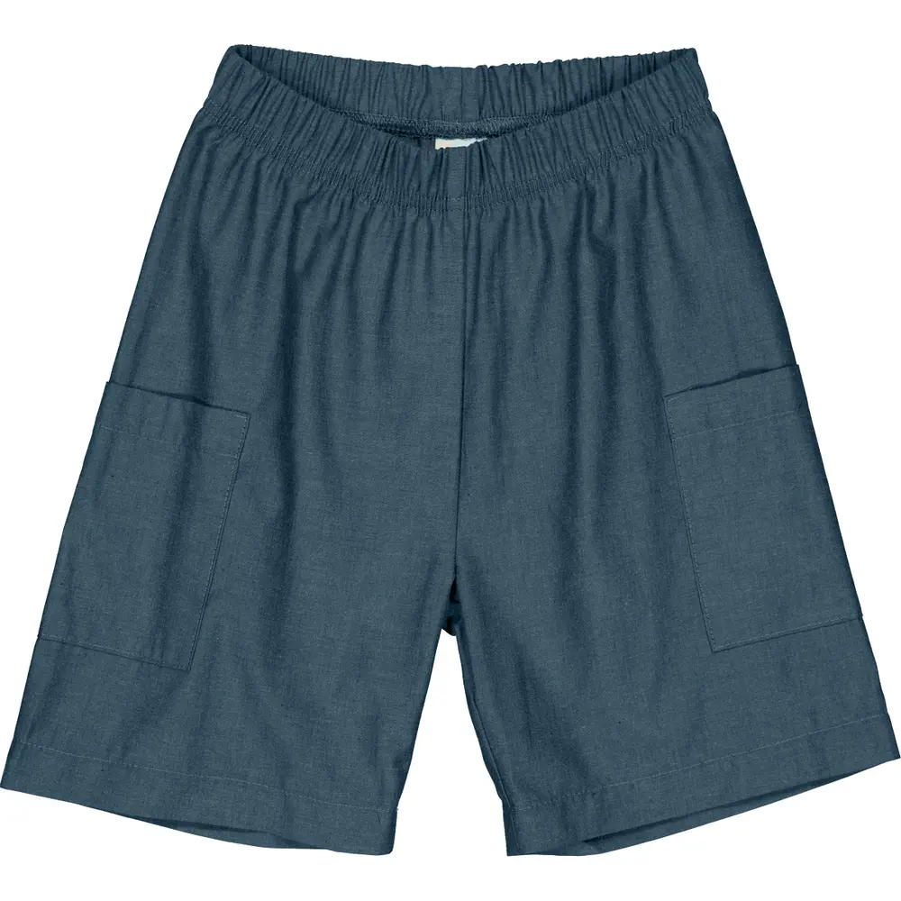 Chambray Cargo Shorts   Chambray   104 fra Müsli