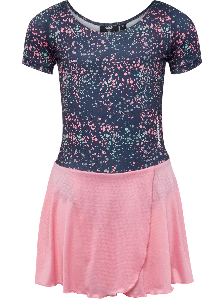 Nelly Gymsuit Kortærmet   Peony   110 fra Hummel