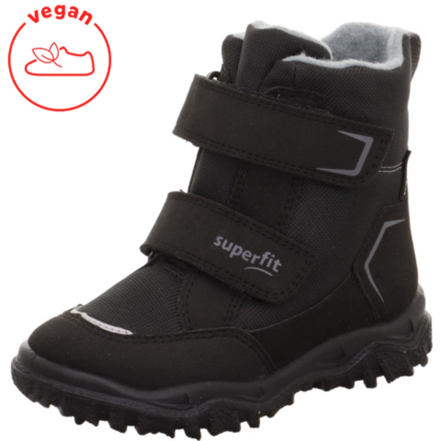 Black Light Grey Husky Vinterstøvler M. Varm Fór   Str. 28 fra Superfit