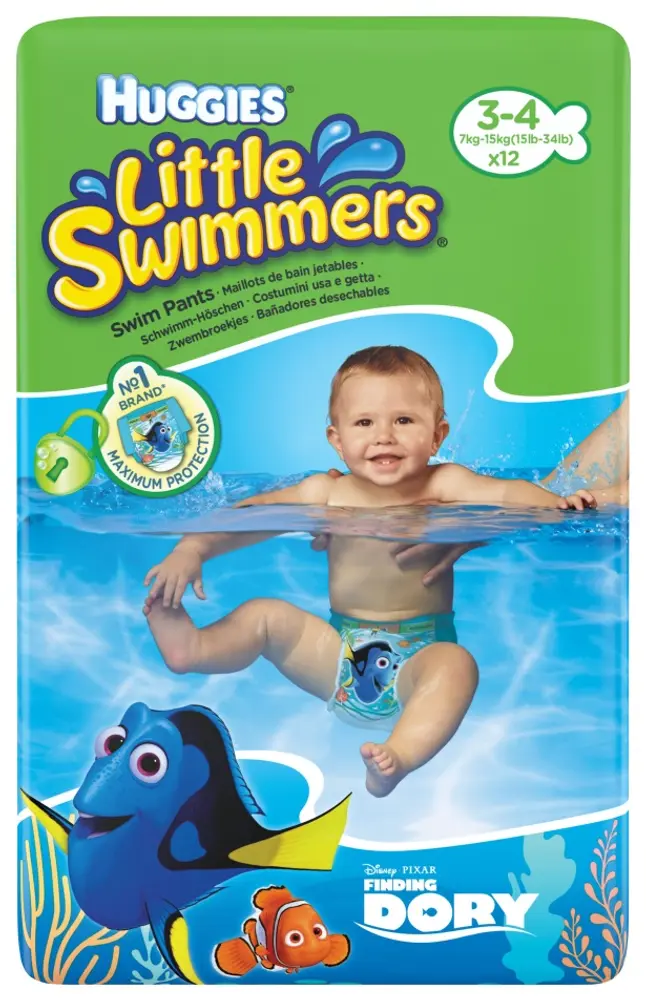 Little Swimmers Svømmebleer (3 4) fra Huggies