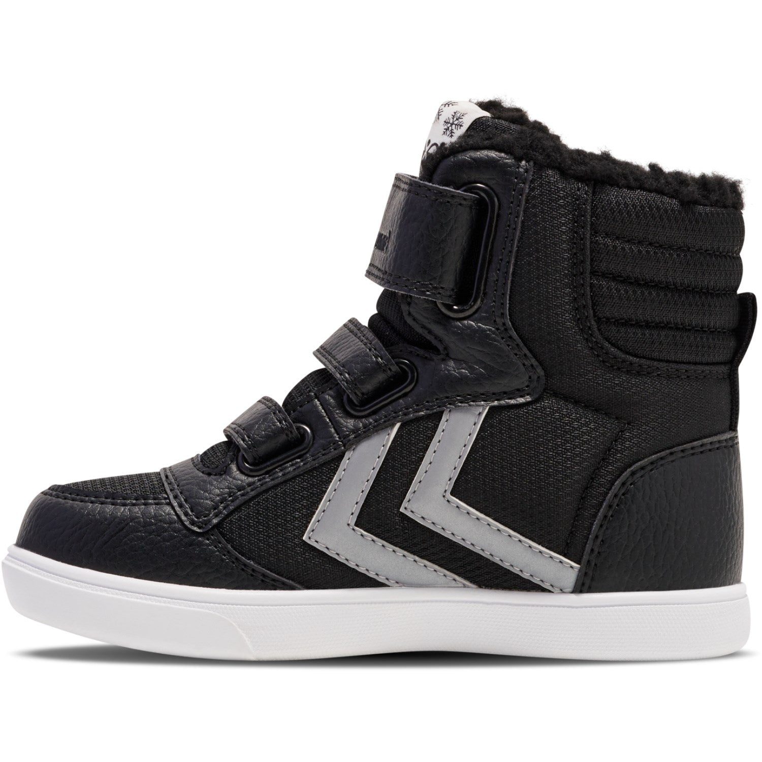 Black Grey Stadil Super Poly Vinterstøler Mid Tex Jr   Str. 25 fra Hummel