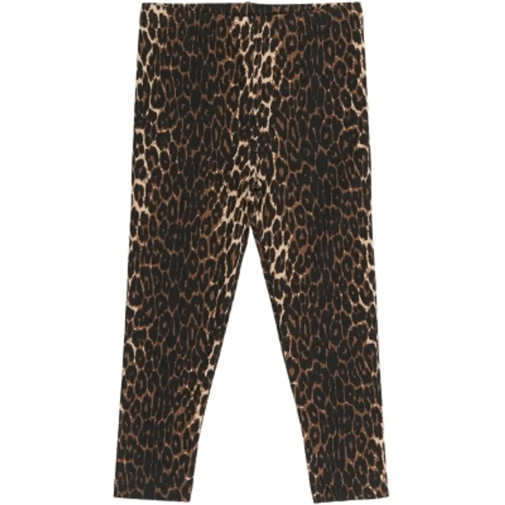 Ellie Rib Leggings   Oxford Tan   92 fra The New Siblings