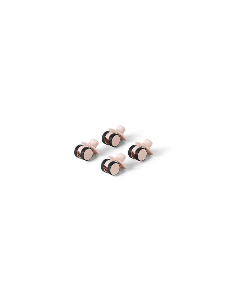 4 X Swirly Wheels Soft Rose fra Modu