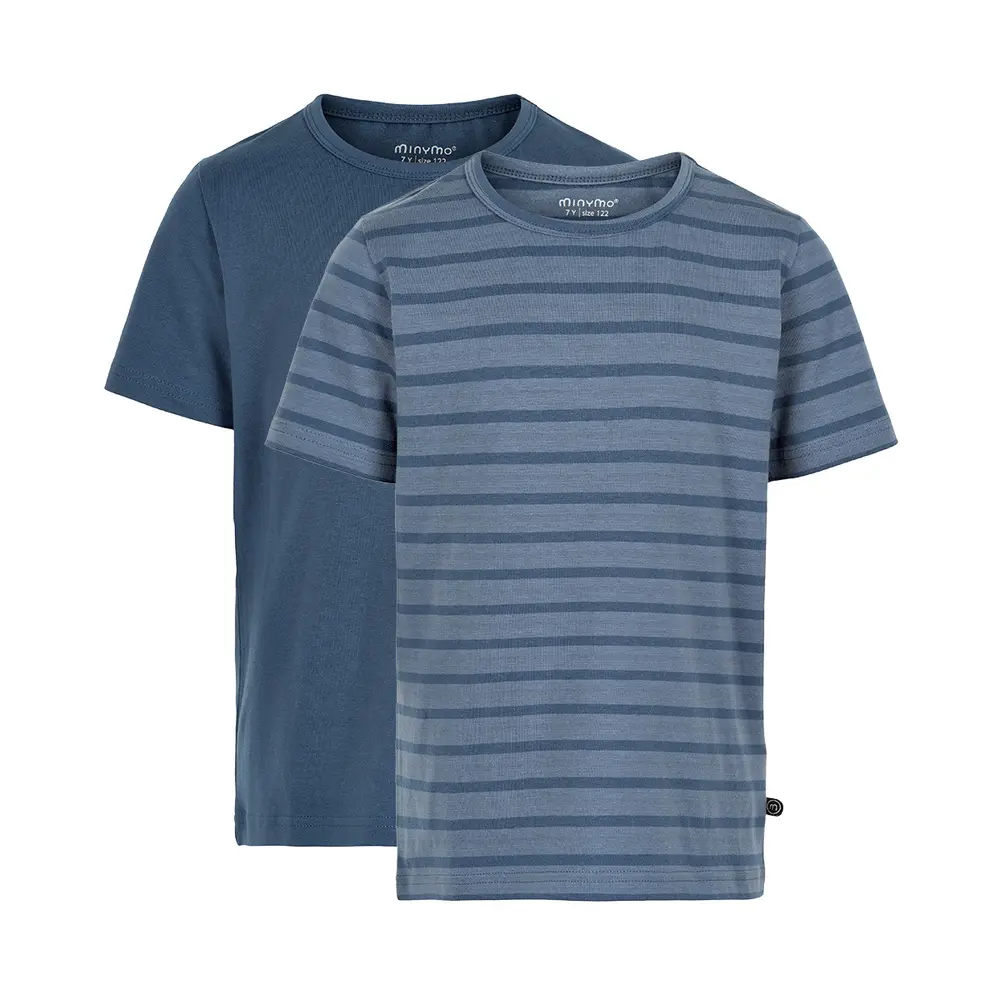 Basis T Shirt (2 Pak)   713   140 fra Minymo