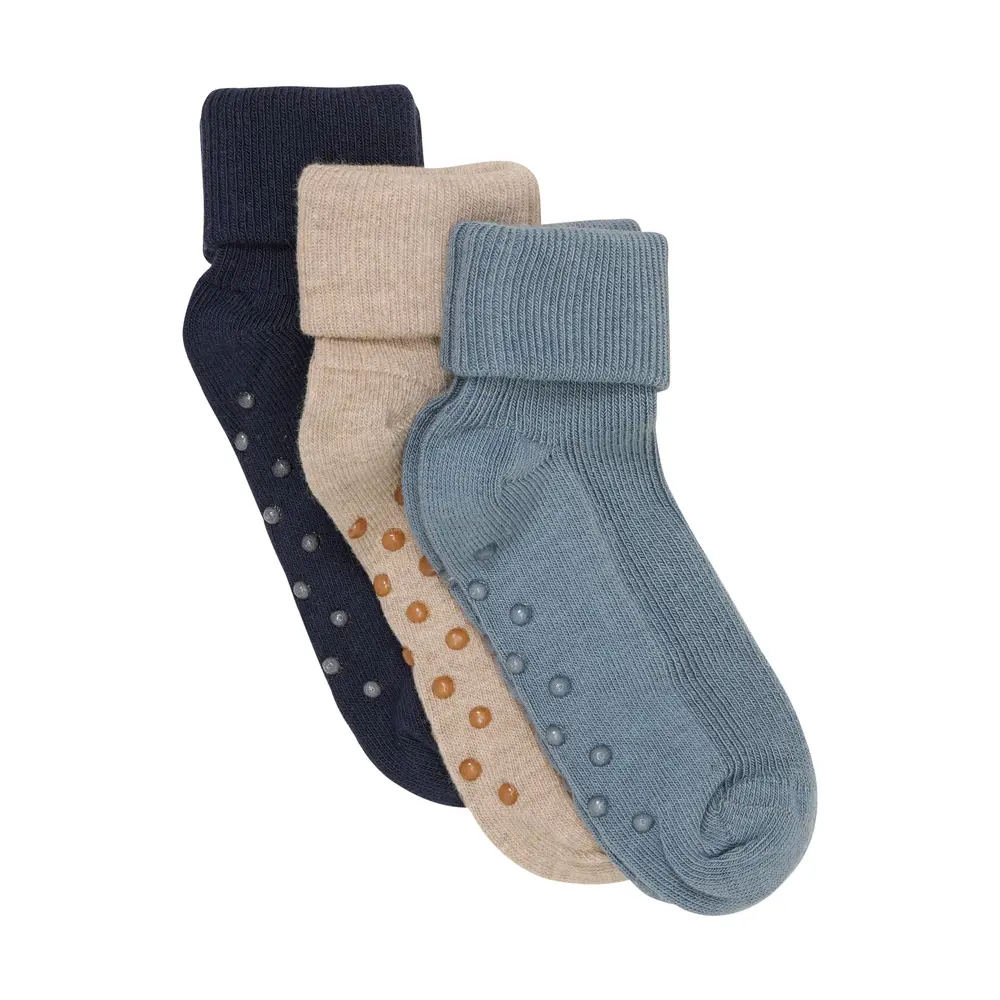 Baby Rib Strømper W. Abs   Stormy Weather   11 14 fra Bekids
