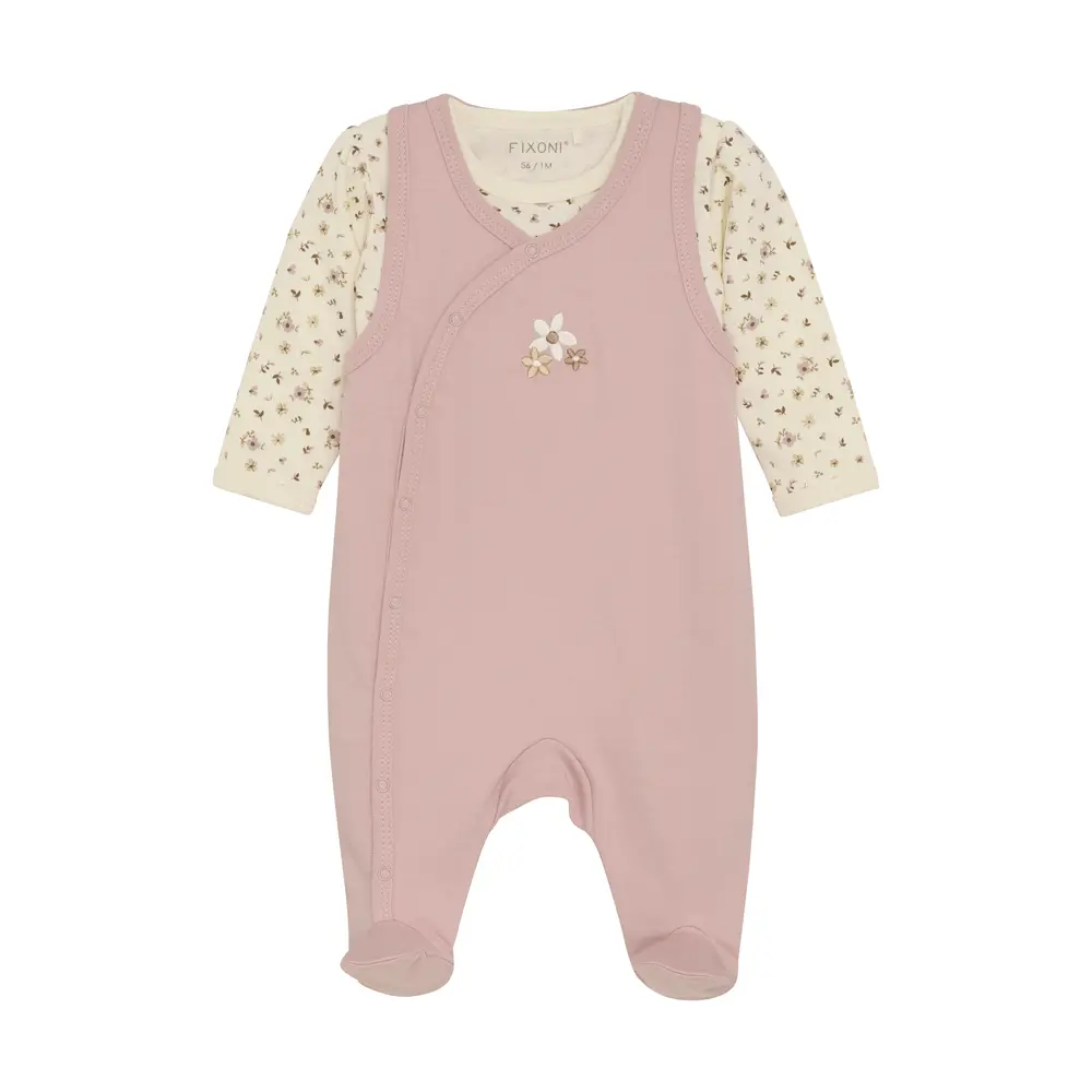 Body Langærmet M. Romper   Shadow Gray   50 fra Fixoni