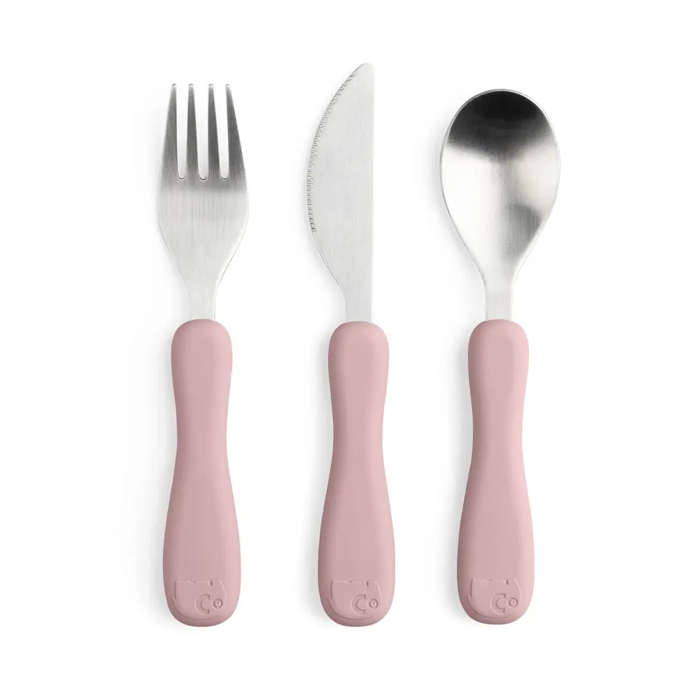 Bestik, Silikone, Fanto, Vintage Rose fra Sebra