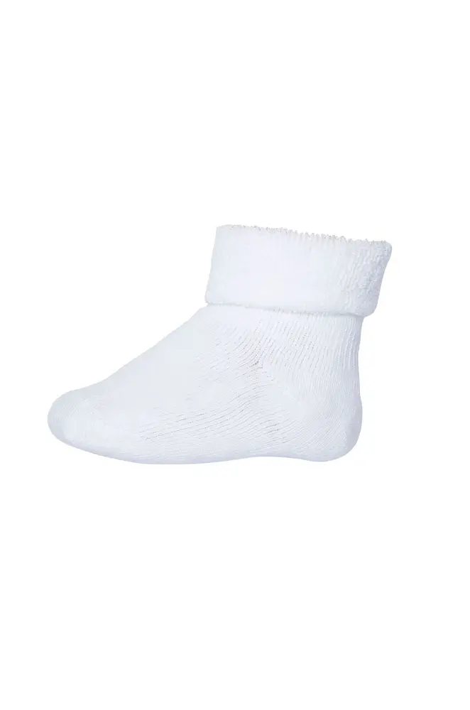 Ankelstrømpe Terry   01 White   19 21 fra Mp Denmark