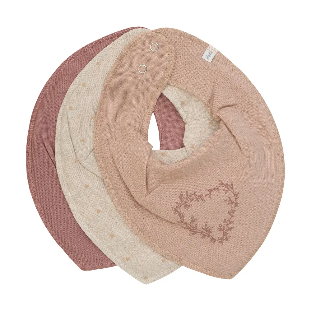 Bandana Bib Uni  Aop (3 Pack)   433   Onesize fra Pippi