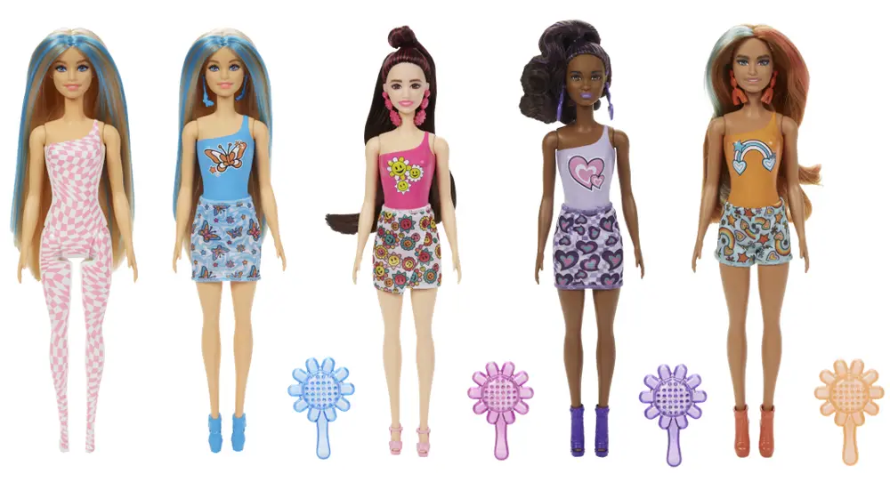 Color Reveal Rainbow Groovy fra Barbie