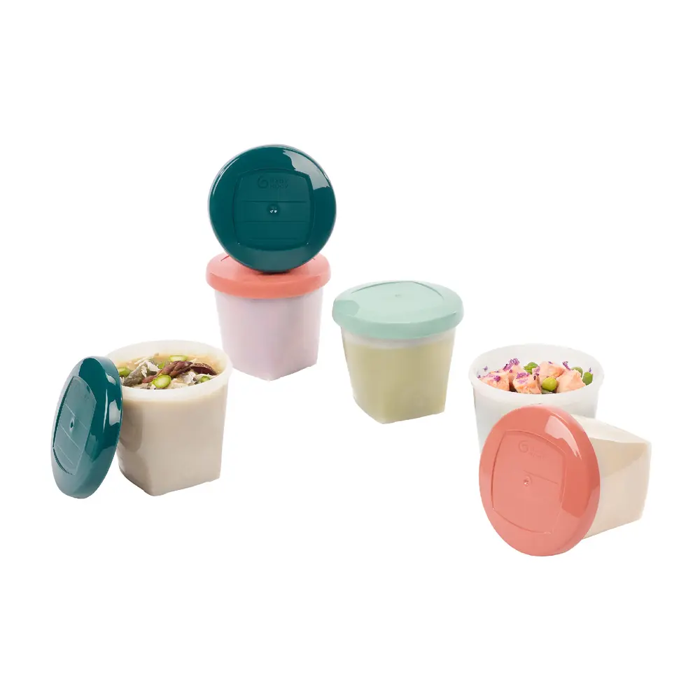 Plantebaseret Madbøtter   6x 250ml   fra Babymoov