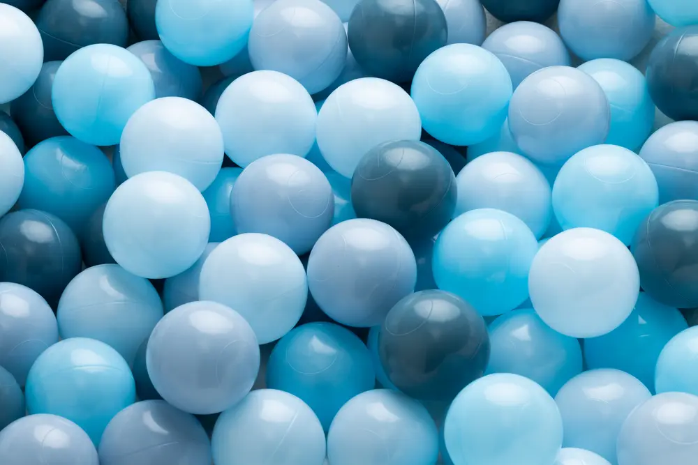 Himmelblå Mix Bold Sæt Med 100 Bolde fra Kidkii