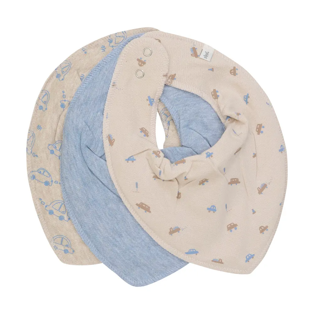 Bandana Bib Uni  Aop (3 Pack)   744   Onesize fra Pippi