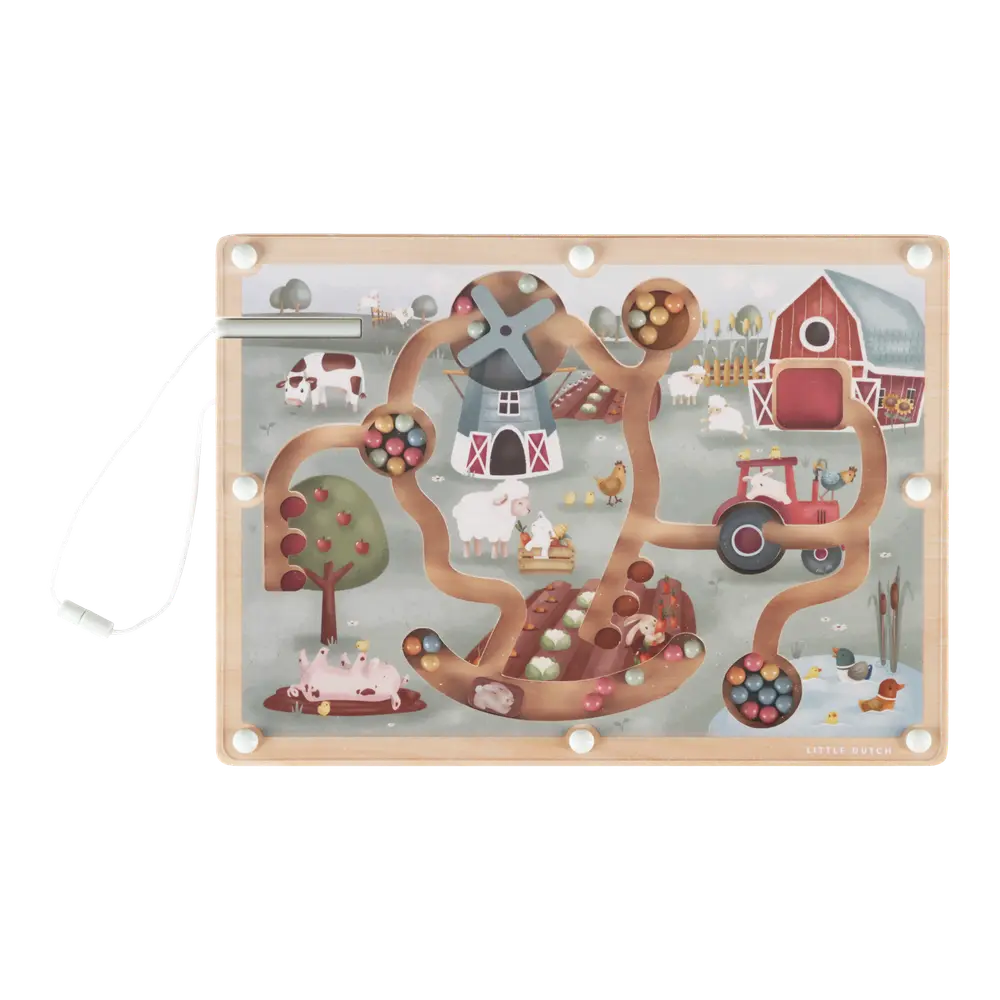 Magnetisk Labyrint Little Farm fra Little Dutch