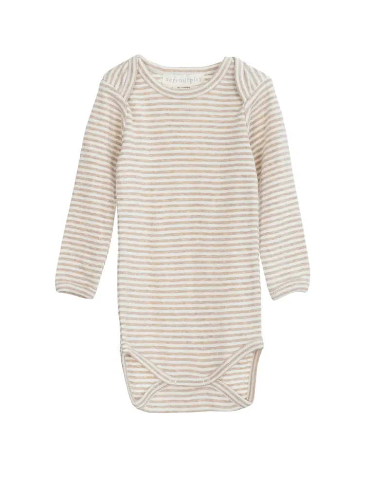 Baby Stribet Body   Oatstripe   80 fra Serendipity Organics