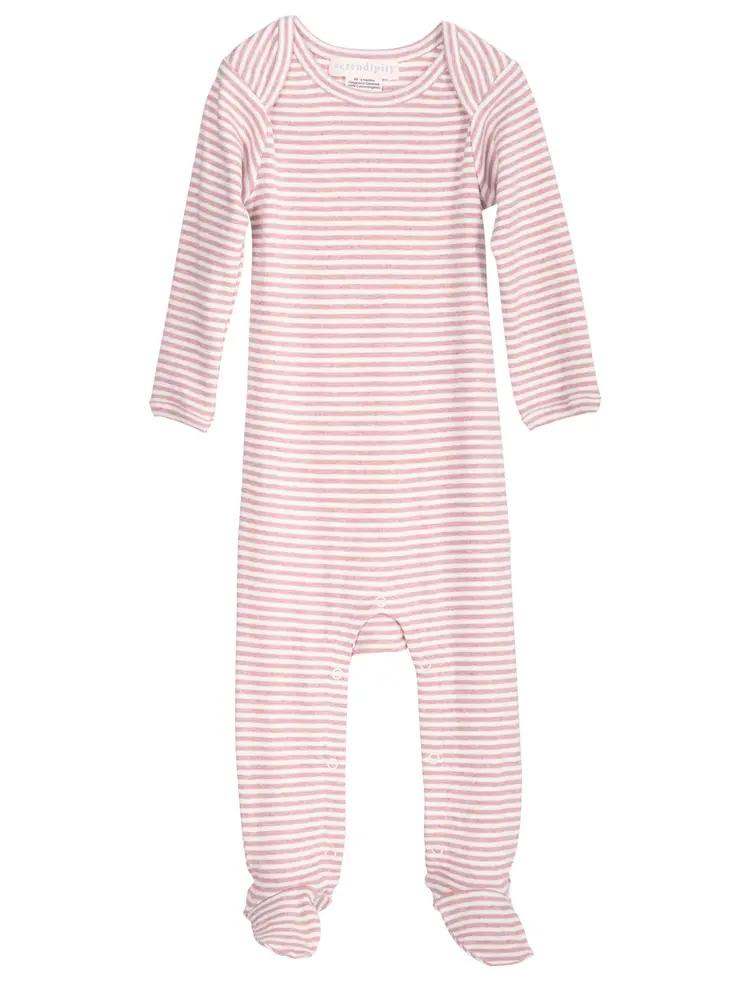 Baby Stribet Dragt   Claystripe   80 fra Serendipity Organics