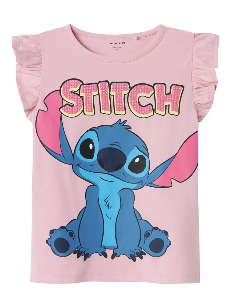 Asbiri Stitch Ss T Shirt   Cameo Pink   104 fra Name It