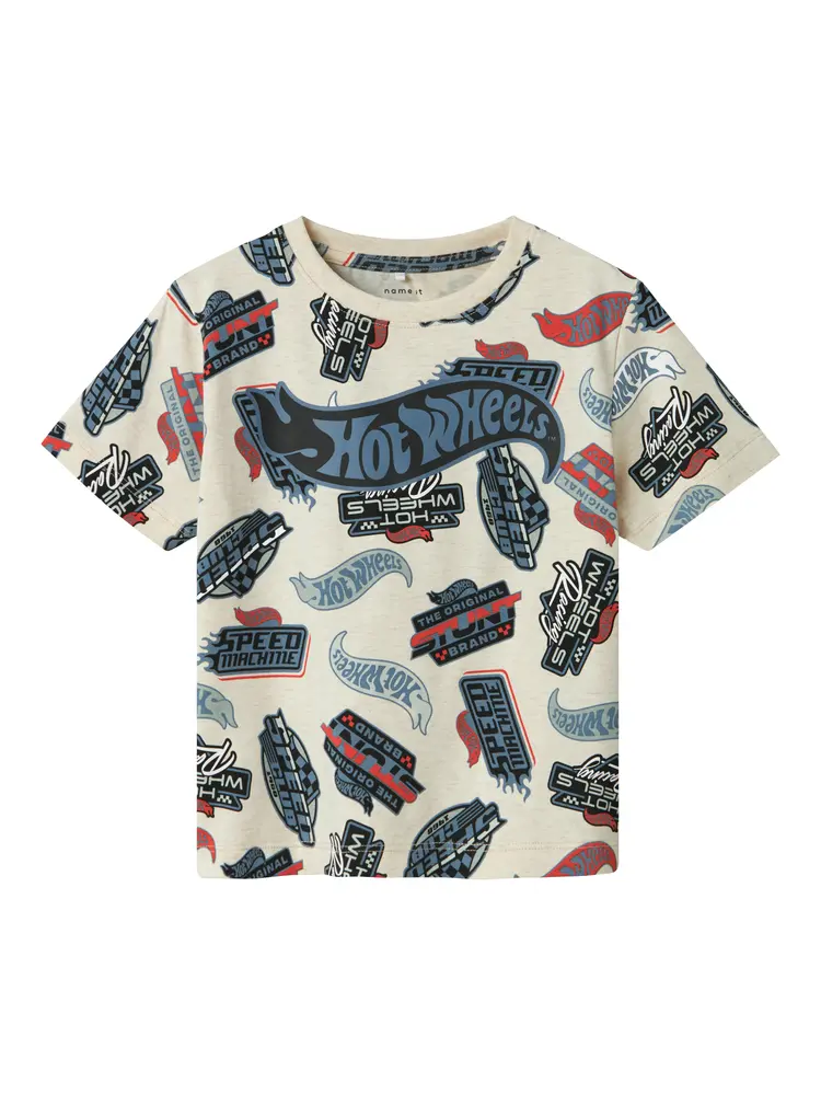 Ary Hotwheels Ss T Shirt   Peyote Mel   92 fra Name It
