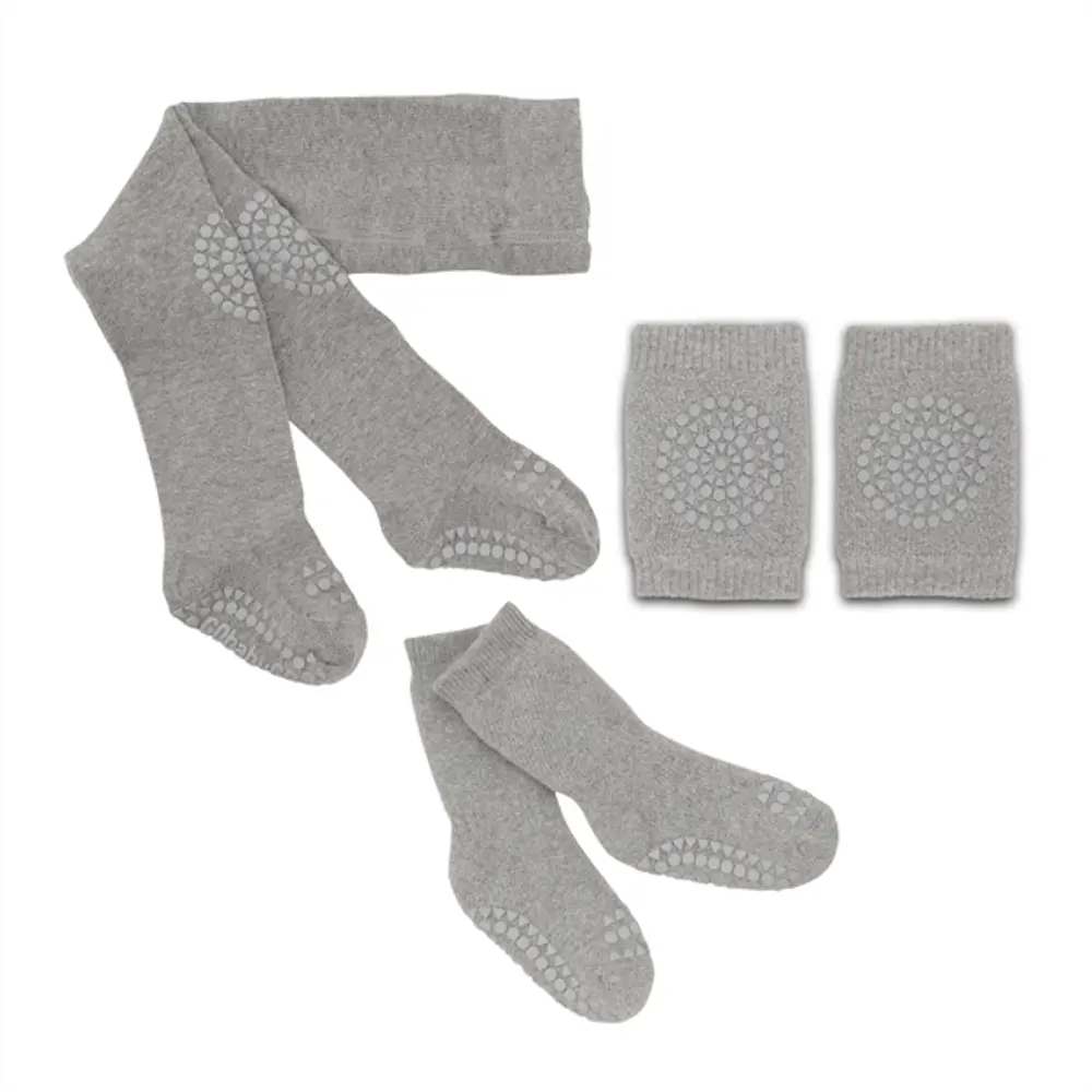 Crawling Starter Sæt   Grey Mela   6 12 Mdr. fra Gobabygo