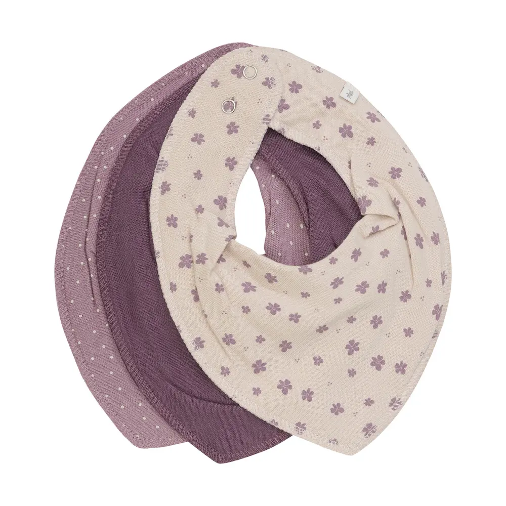 Bandana Bib Uni  Aop (3 Pack)   670   Onesize fra Pippi