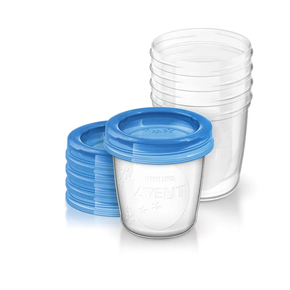 Opbevarings Kopper   5 X 180 Ml fra Philips Avent