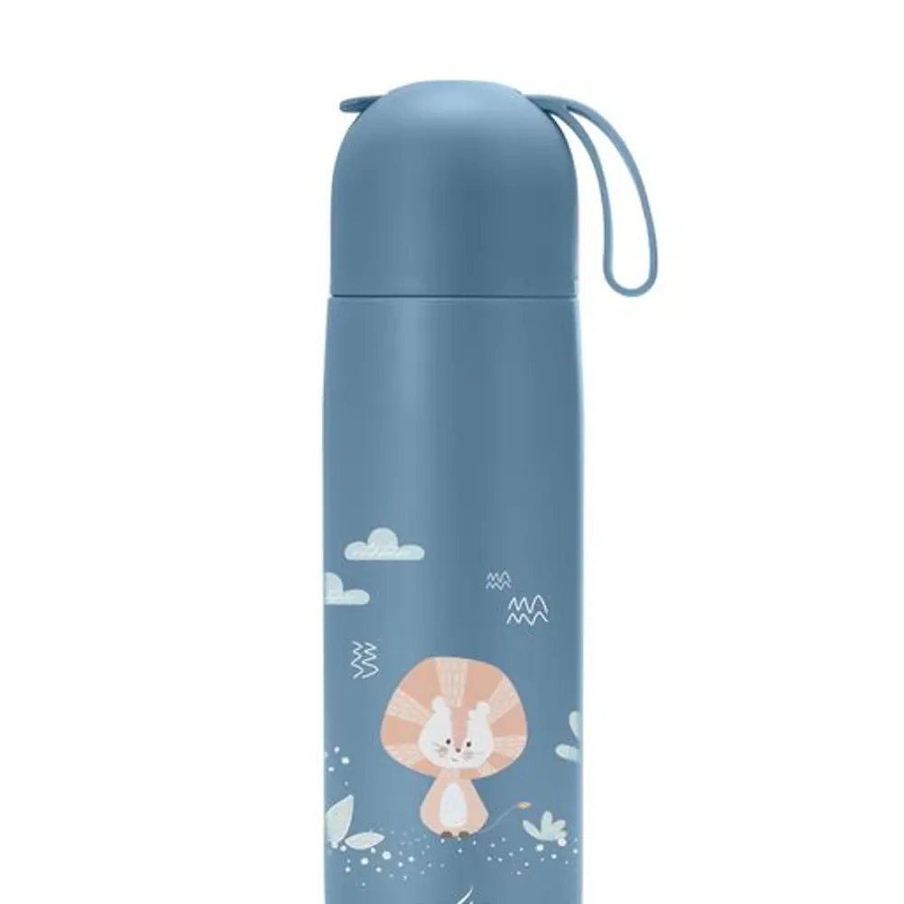 400 Ml Rustfri Stål Drikkeflaske Blue fra Nuvita