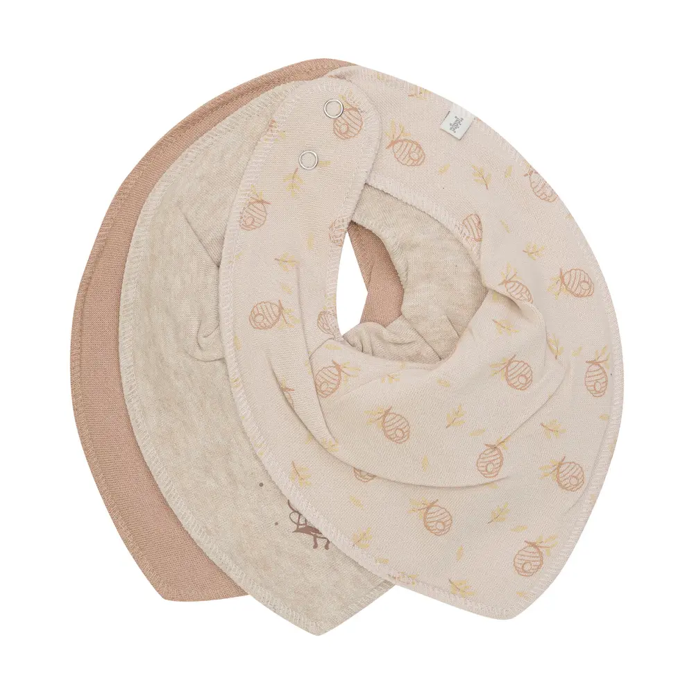 Bandana Bib Uni  Aop (3 Pack)   227   Onesize fra Pippi