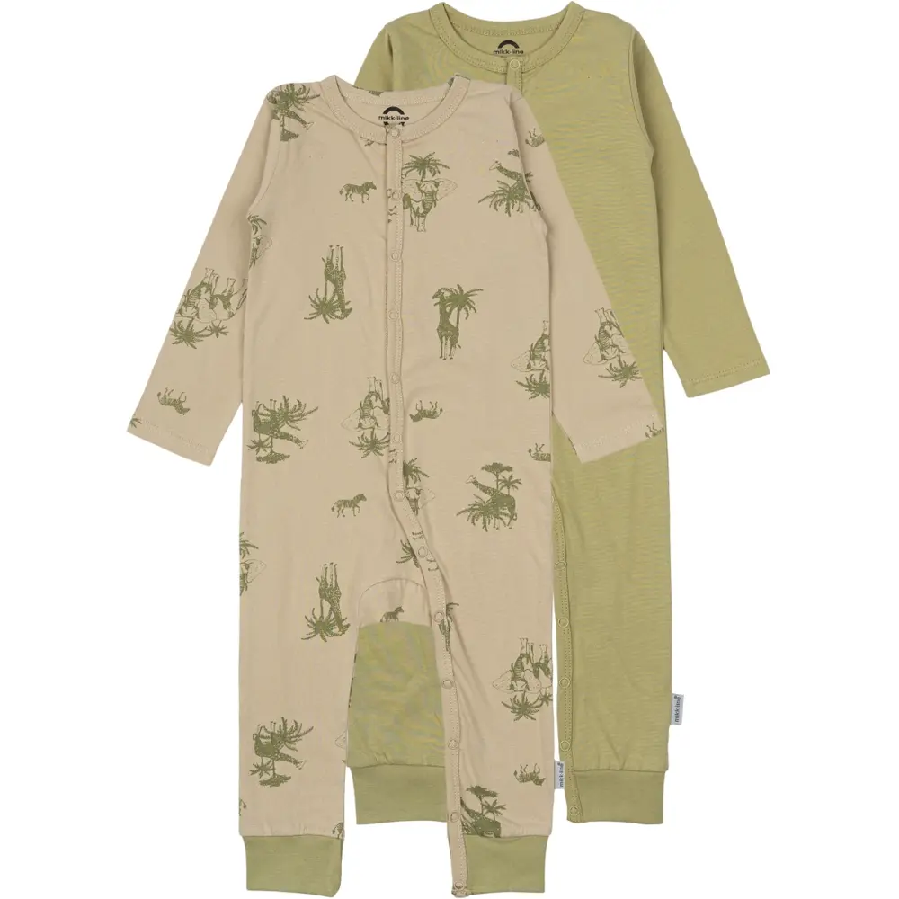 2 Pak Natdragt   Gray Green   0 3 Mdr. fra Mikk-line