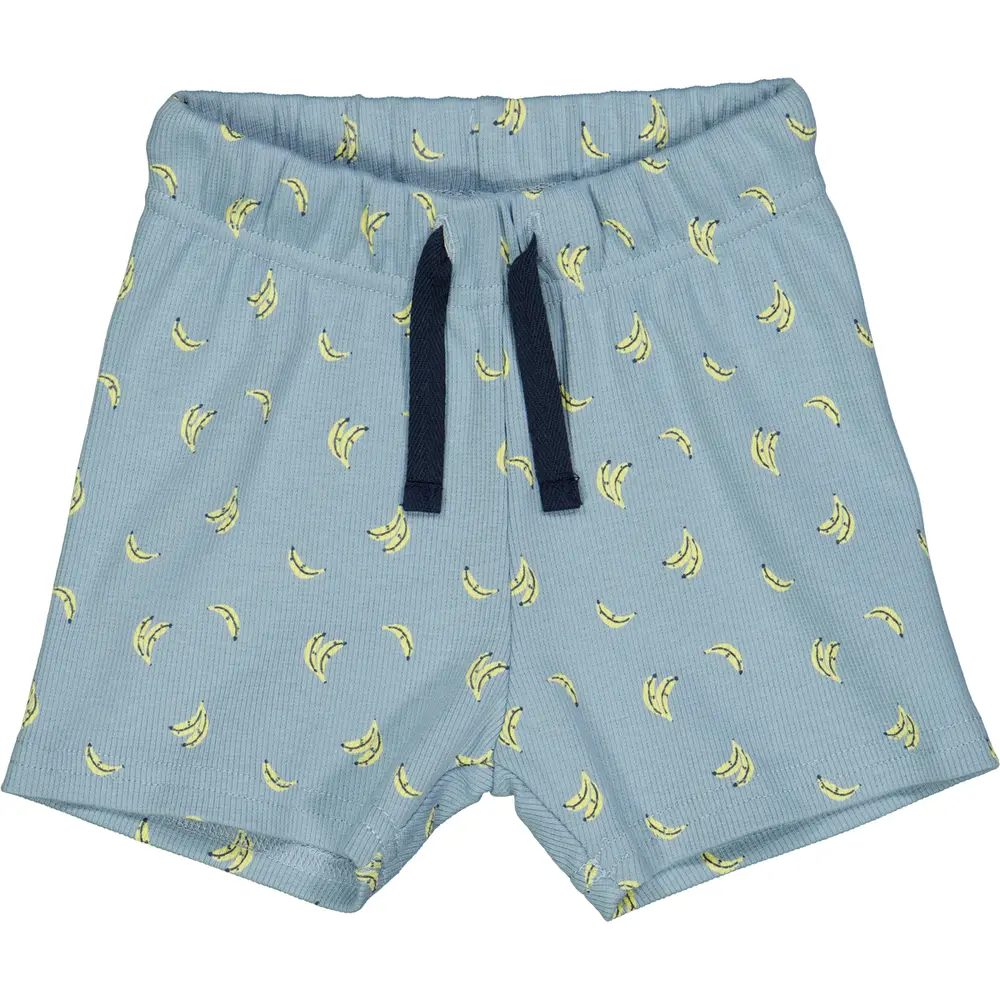 Banana Rib Shorts   Ocean  Corn  Night Blue   80 fra Müsli