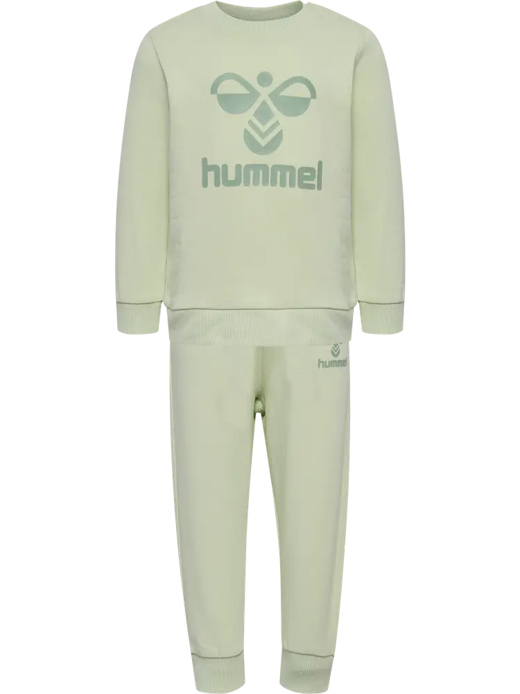 Arnie Crewsuit   Fog Green   98 fra Hummel