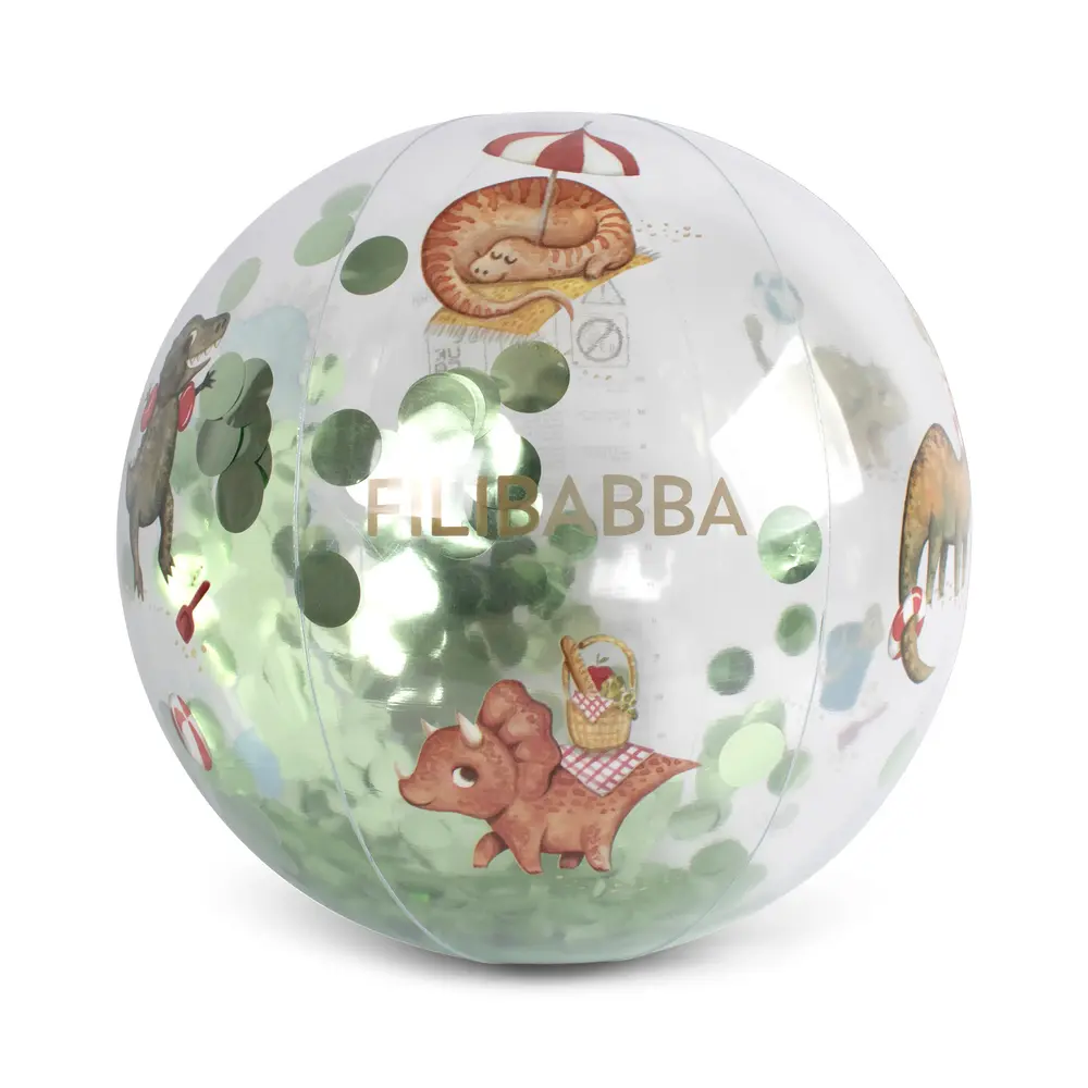 Badebold Alfie   Dino Beach Konfetti fra Filibabba
